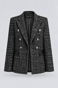 CAMERON TWEED BLAZER - CREAM