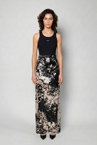 FLORENCE MATTE SEQUIN SKIRT