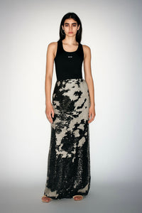 FLORENCE MATTE SEQUIN SKIRT