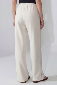 MONOGRAM TRAVEL PANT - CREAM