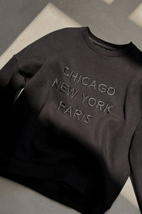 METROPOLITAN SWEATSHIRT - NOIR