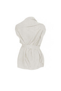 DAWN WRAP TOP - BLACK