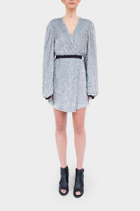 SEQUIN WRAP BLAZER/DRESS
