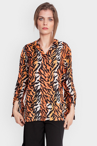 SILK TIGER BLOUSE