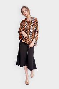 SILK TIGER BLOUSE