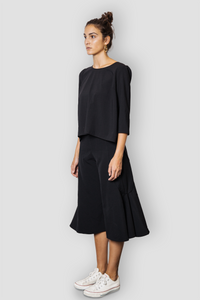 VIRTU BLOUSE - BLACK