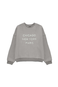 METROPOLITAN CREWNECK - MERLOT