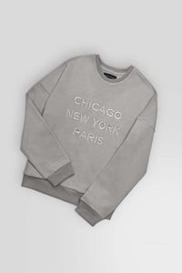 METROPOLITAN CREWNECK - MERLOT