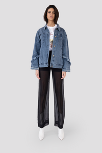 FARRAH DENIM JACKET - VINTAGE BLUE