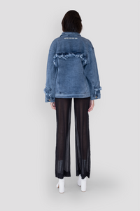FARRAH DENIM JACKET - VINTAGE BLUE
