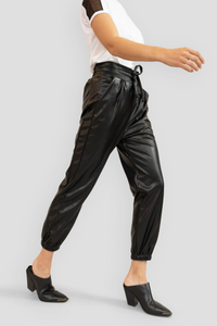 GISELE VEGAN LEATHER PANT