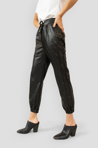 GISELE VEGAN LEATHER PANT