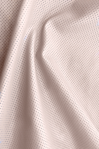 STEVIE PERFORATED SHACKET - BLUSH