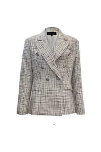 CAMERON TWEED BLAZER - CREAM