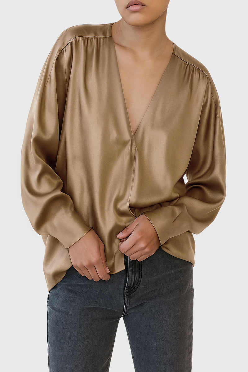 FREYA BLOUSE - GOLD