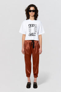 OLD WEST MONOGRAM CROPPED TEE