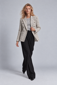 CAMERON TWEED BLAZER - CREAM