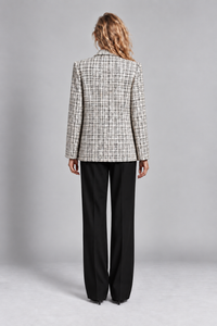 CAMERON TWEED BLAZER - CREAM