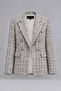 CAMERON TWEED BLAZER - CREAM