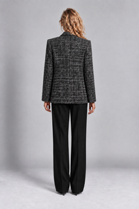 CAMERON TWEED BLAZER - BLACK