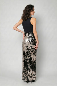 FLORENCE MATTE SEQUIN SKIRT