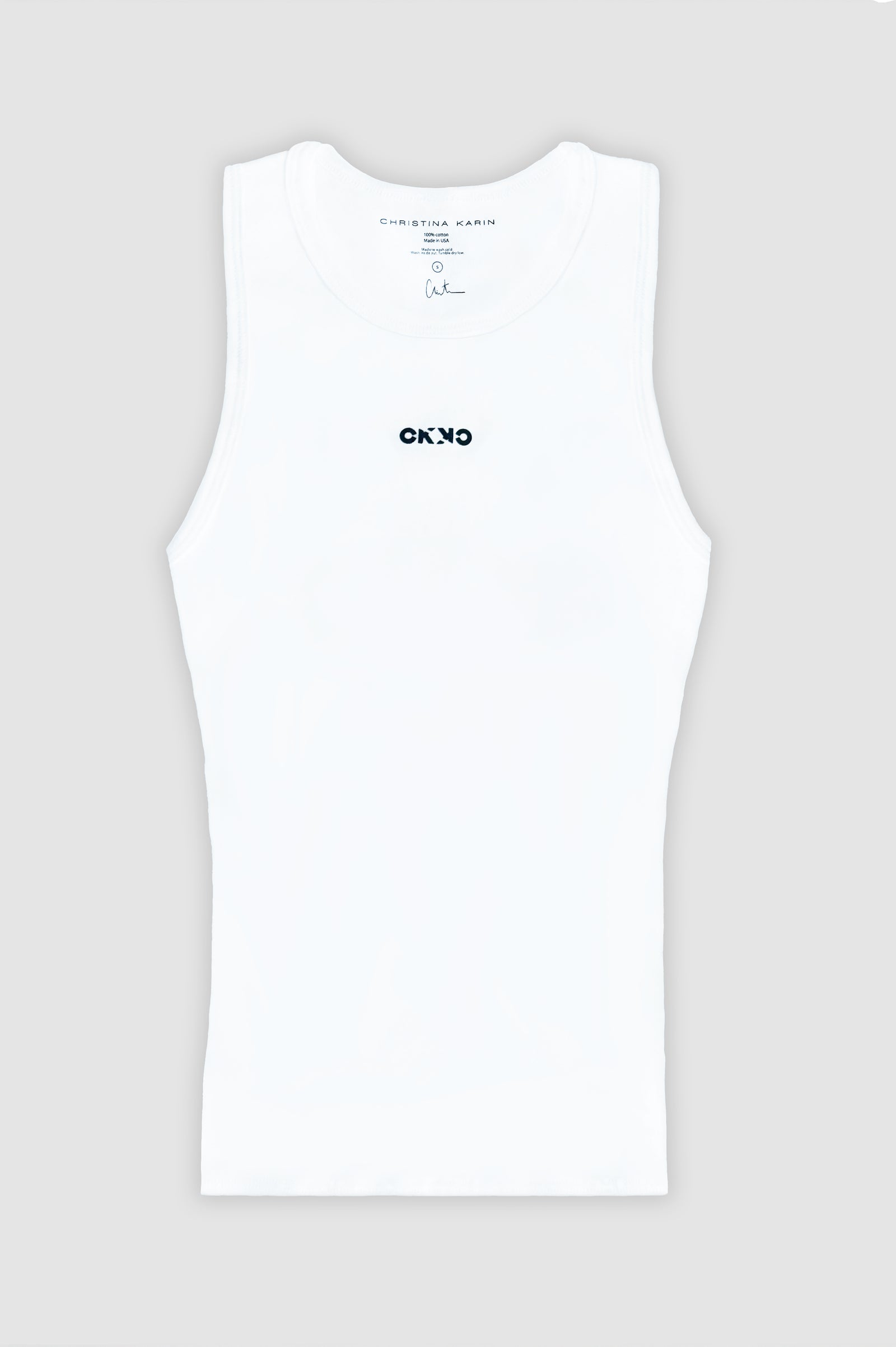 THE 90'S TANK - WHITE – CHRISTINA KARIN