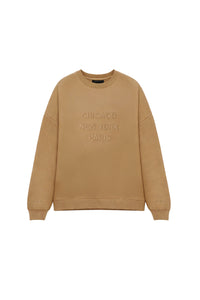 METROPOLITAN SWEATSHIRT - CAMEL