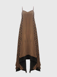 ADELE MAXI- CAMEL/BLACK STRIPE