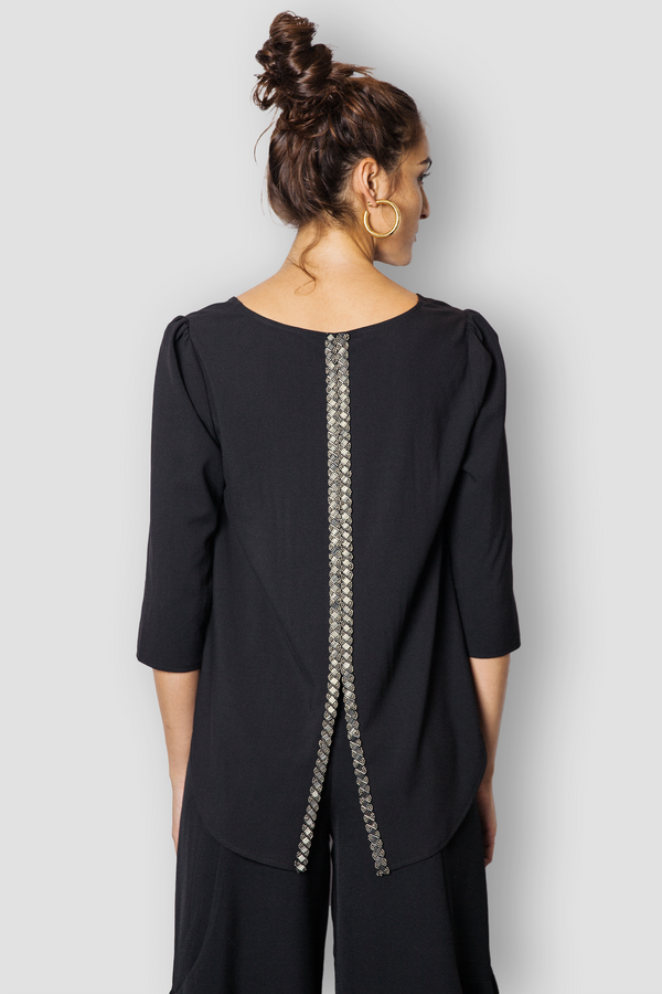 VIRTU BLOUSE - BLACK