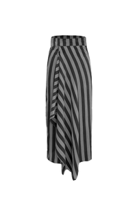 VIVIENNE WRAP SKIRT - BLACK