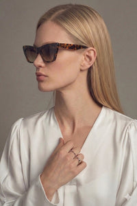 CLEO SUNGLASSES - TORTOISESHELL
