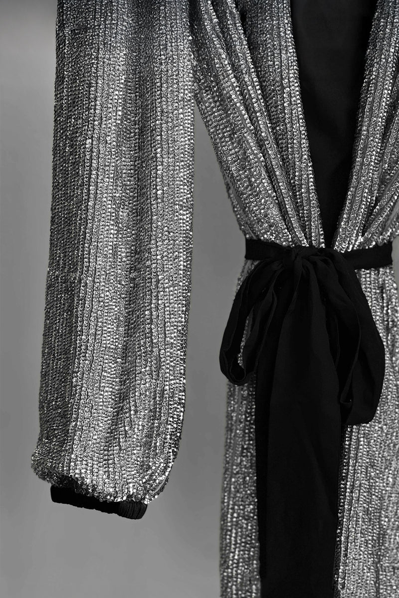 SEQUIN WRAP BLAZER/DRESS CHRISTINA KARIN SEQUIN WRAP BLAZER/DRESS CHRISTINA KARIN