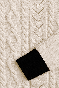 PHOEBE CASHMERE KNIT - CREAM