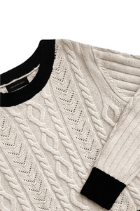 PHOEBE CASHMERE KNIT - CREAM