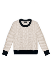 PHOEBE CASHMERE KNIT - CREAM