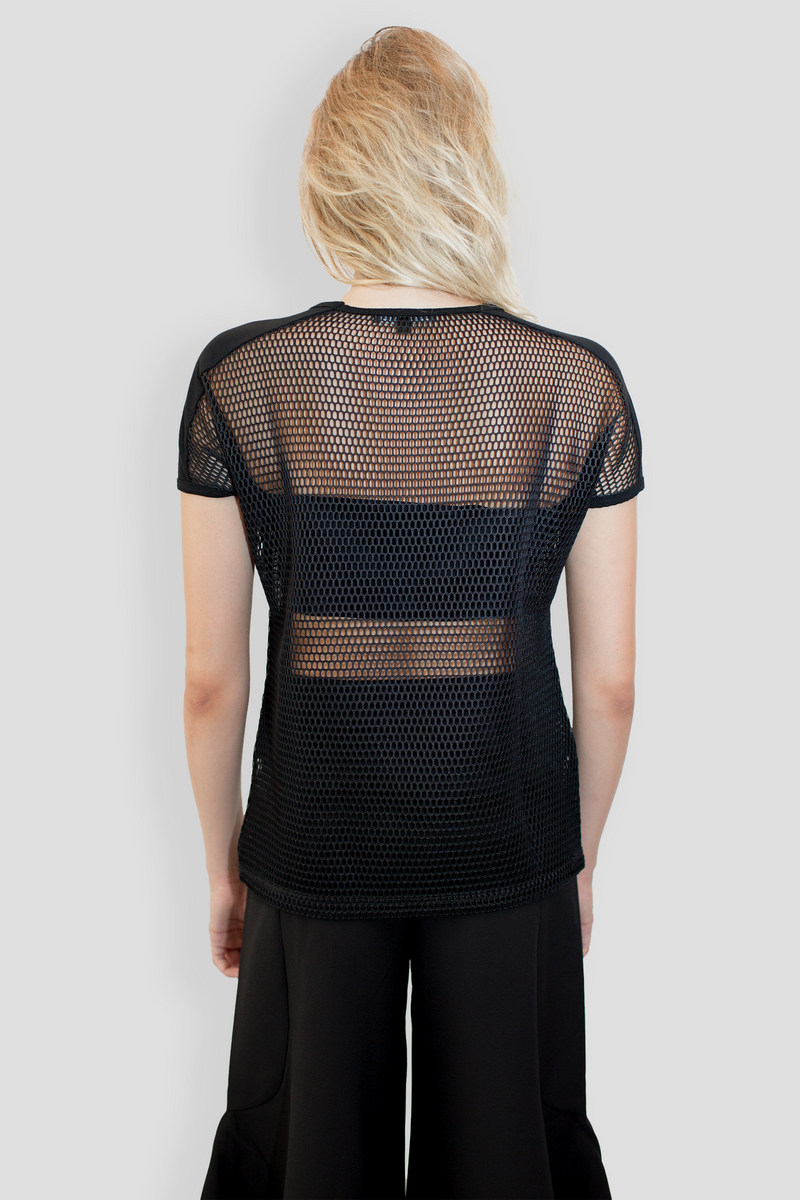 POWER MESH TEE