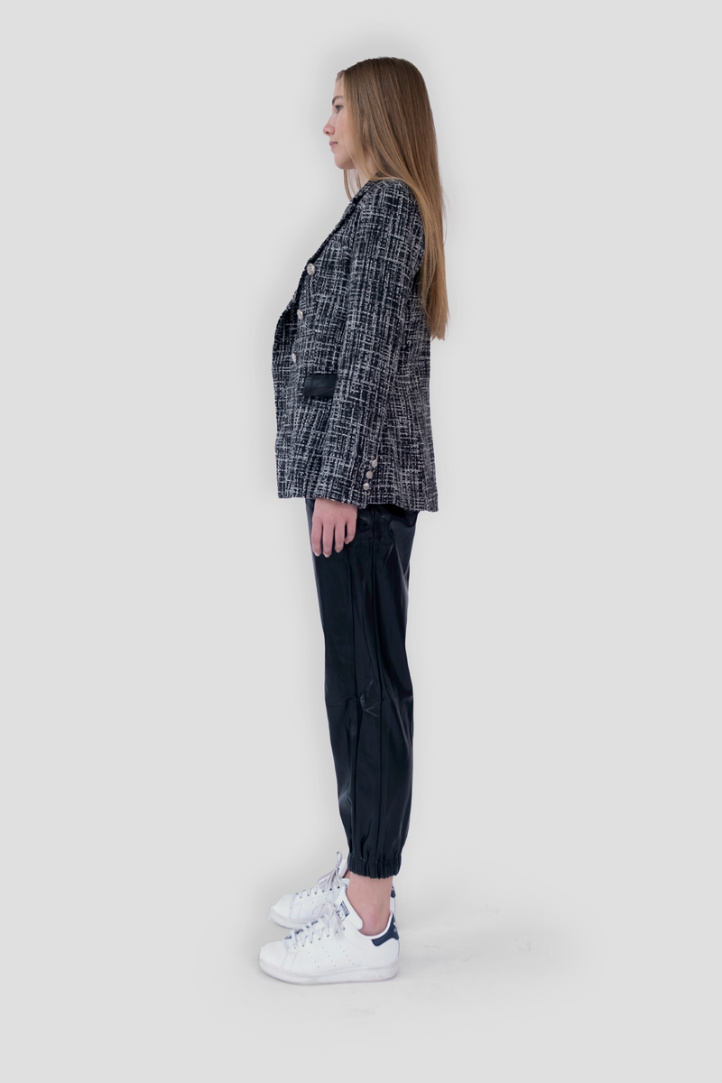 CAMERON TWEED BLAZER - BLACK