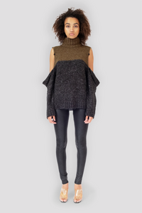 CHARLIE CONVERTIBLE SHOULDER SWEATER