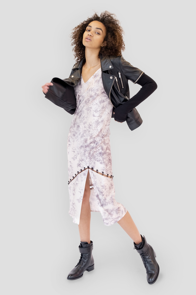 GARFIELD FLORAL SLIP DRESS CHRISTINA KARIN